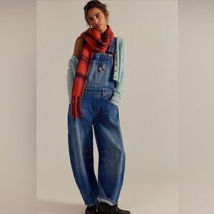 NWT We the Free Good Luck Barrel Overalls